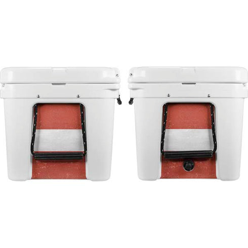 Latvia Flag Distressed YETI Tundra 65 Hard Cooler Skin